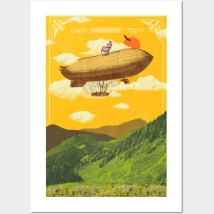 ADVENTURE BLIMP Posters and Art